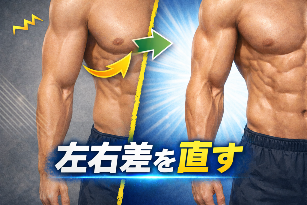 腕の左右差を直すポイント