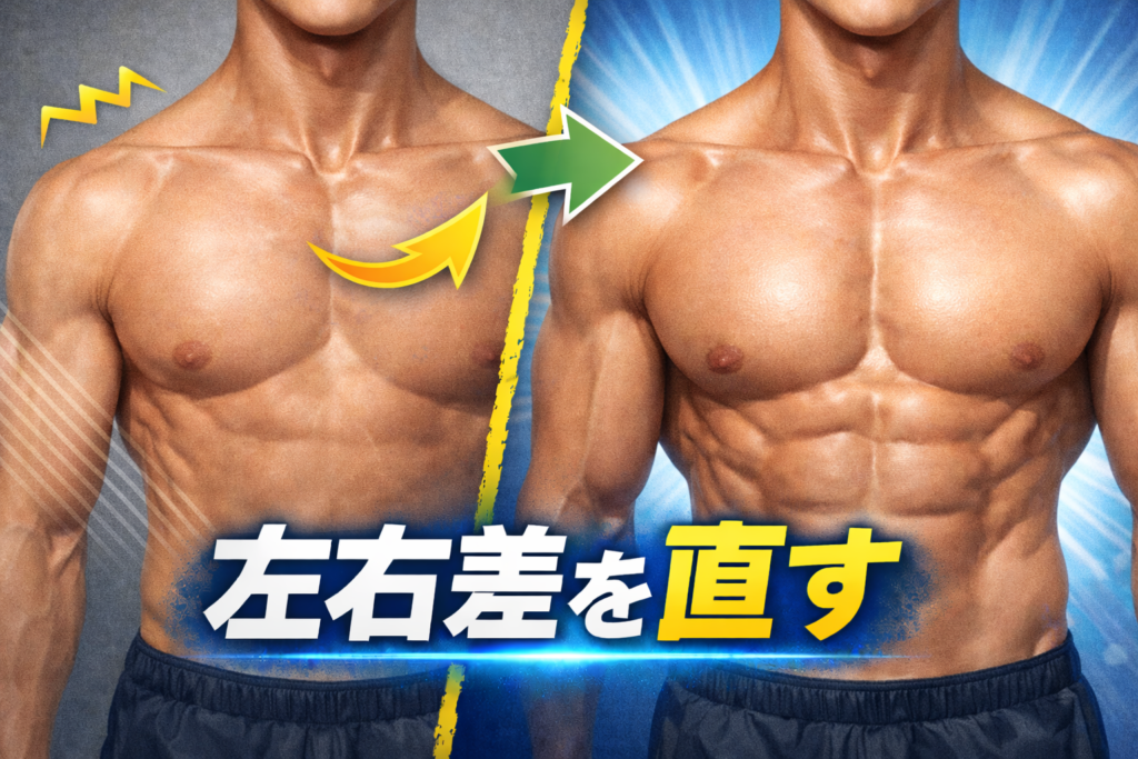 肩の左右差を直すポイント